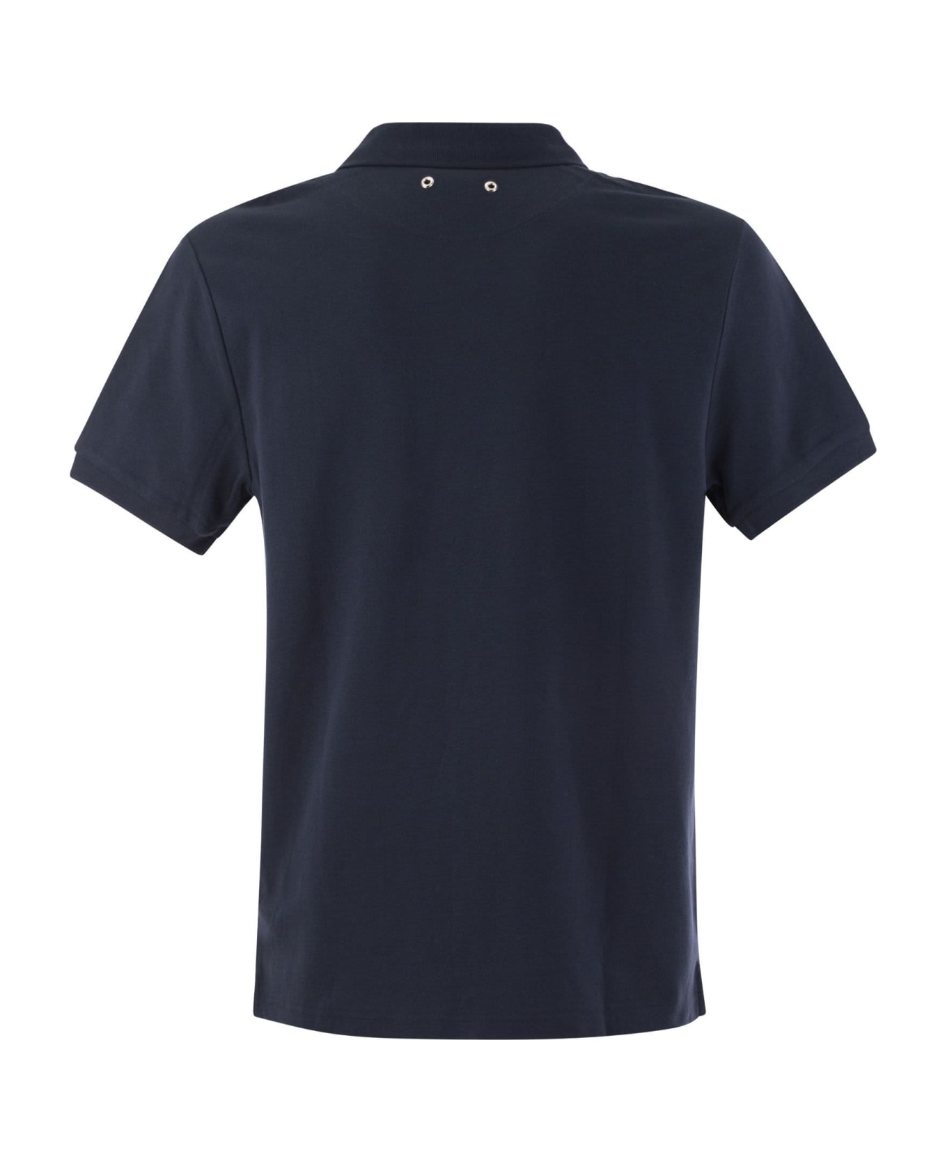 Vilebrequin Organic Cotton Pique Polo Shirt - Marine Blue ポロシャツ