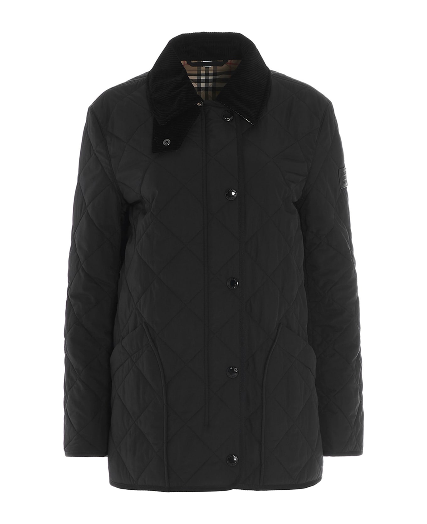Burberry Quilted Jacket 'cotswold' - Black コート