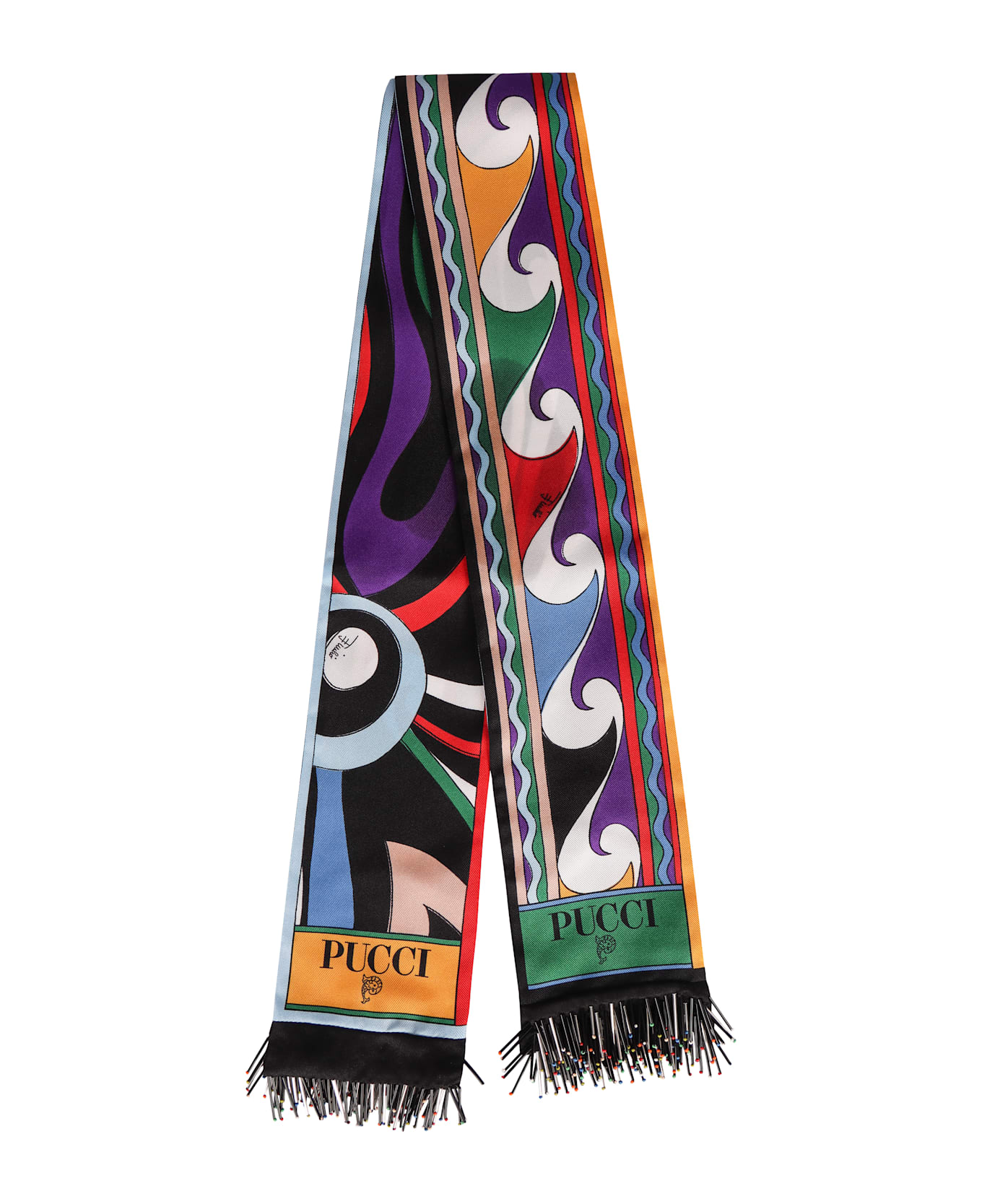 Pucci Printed Silk Scarf - Multicolor