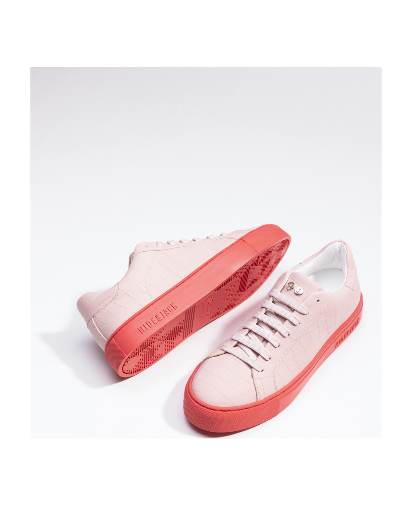 Hide&Jack Low Top Sneaker - Essence Pink Red