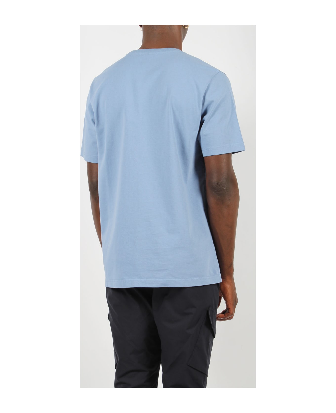 Maison Kitsuné Bold Fox Head Patch T-shirt - Blue シャツ