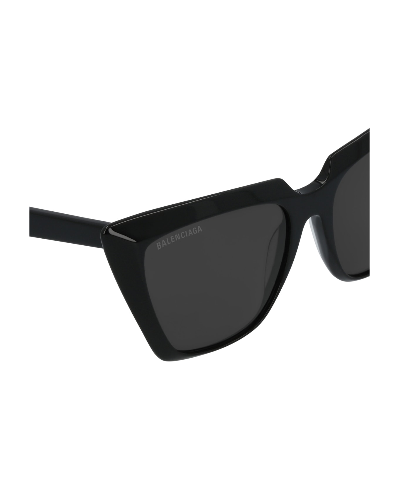 Balenciaga Eyewear Bb0046s Sunglasses - shiny black