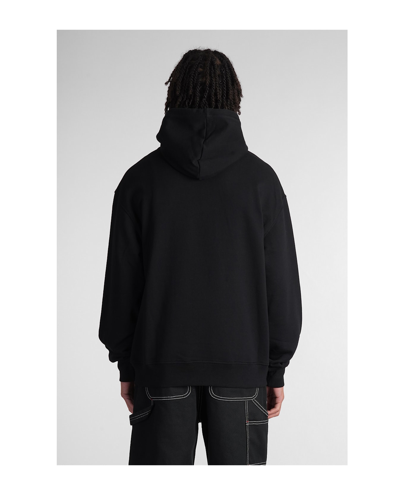 Icecream Sweatshirt In Black Cotton - black