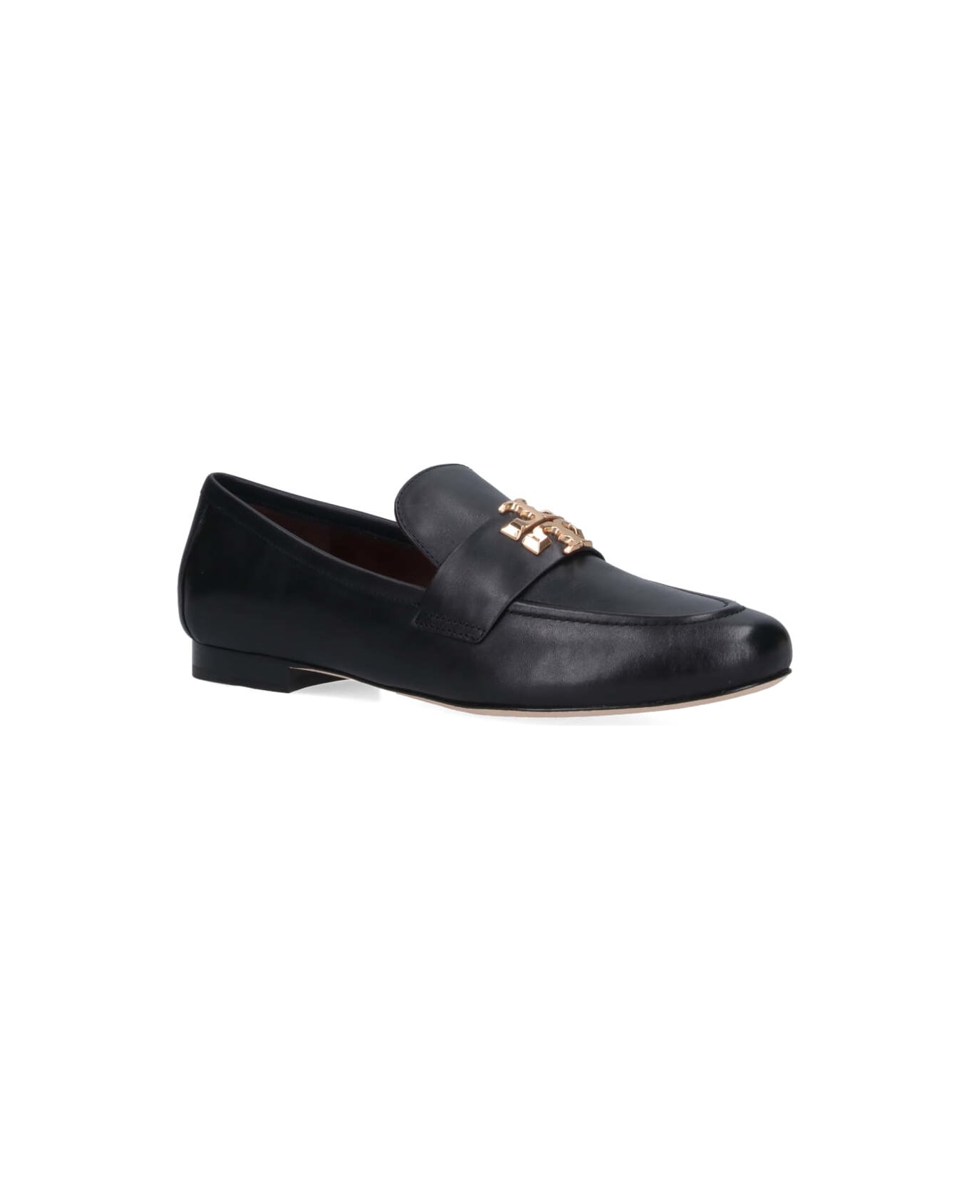 Tory Burch Loafers With "eleanor" Charm - Black  