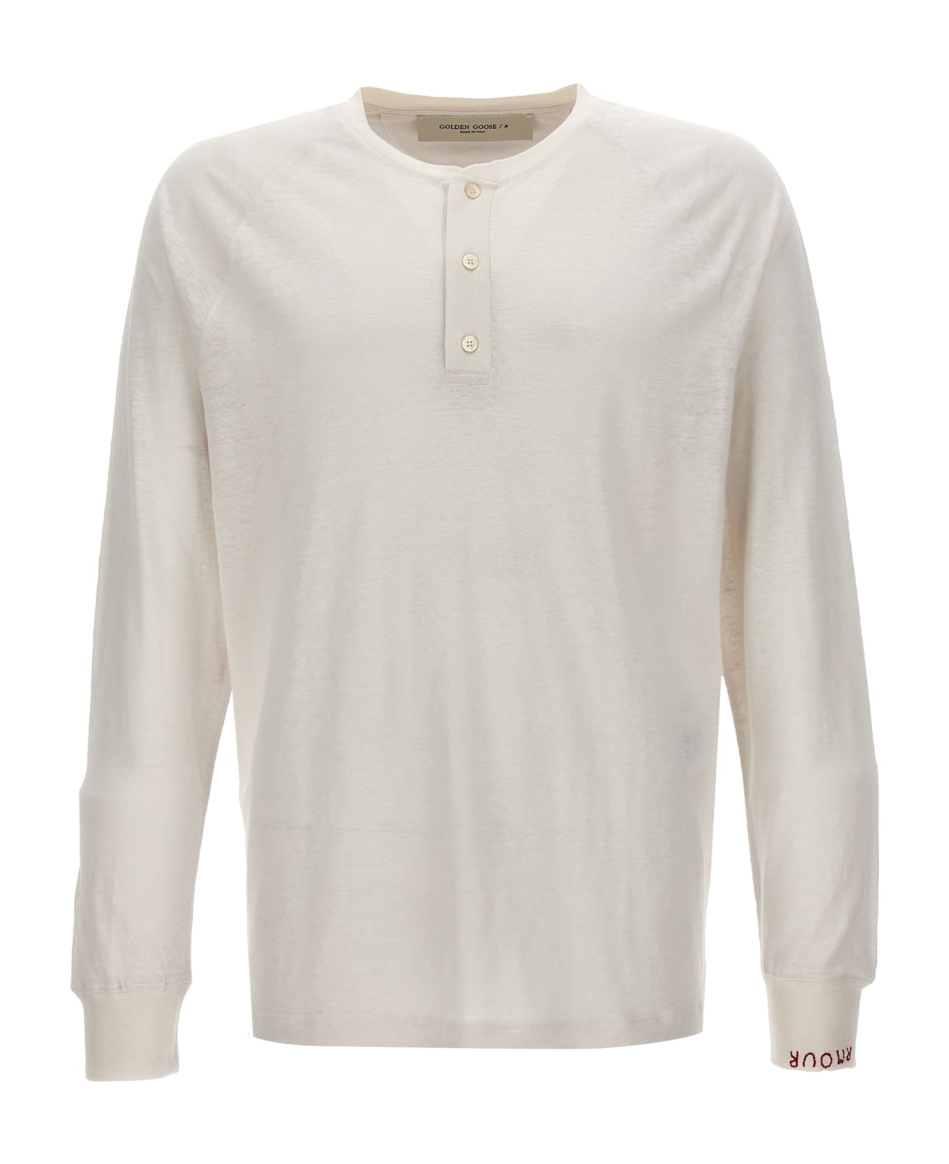 Golden Goose 'ludovico' Polo Shirt - White