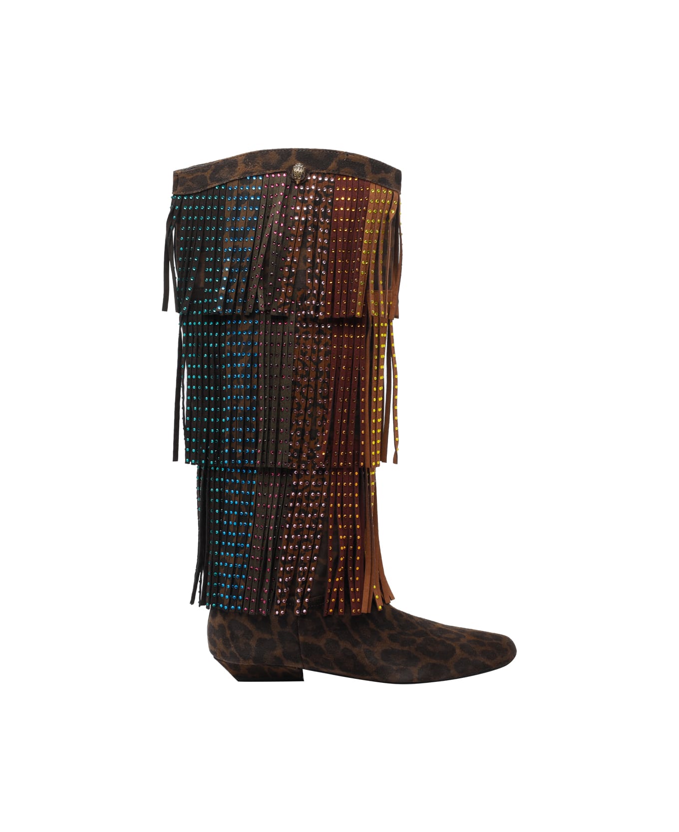 Kurt Geiger Western Fringe Boots - MultiColour