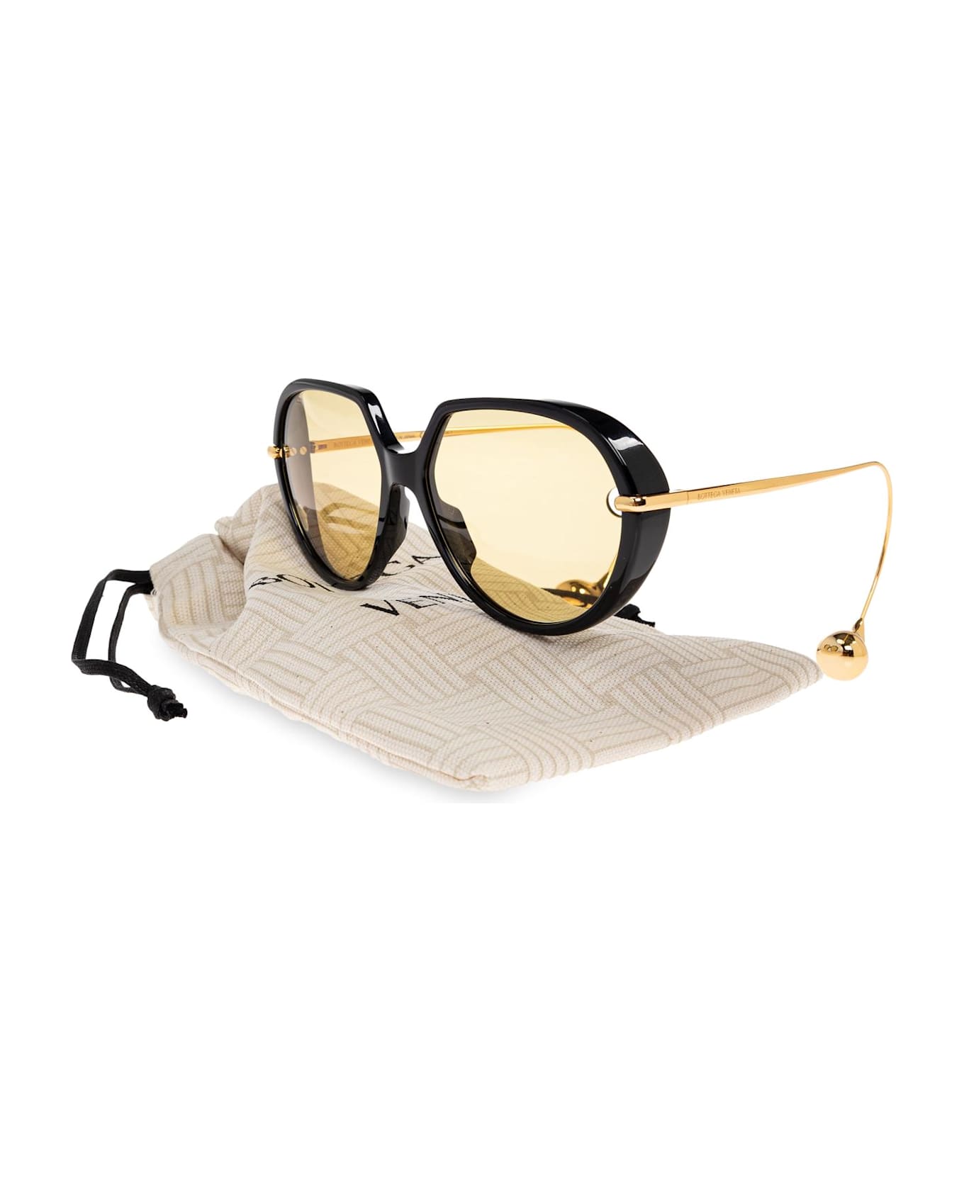 Bottega Veneta Sunglasses - BLACK