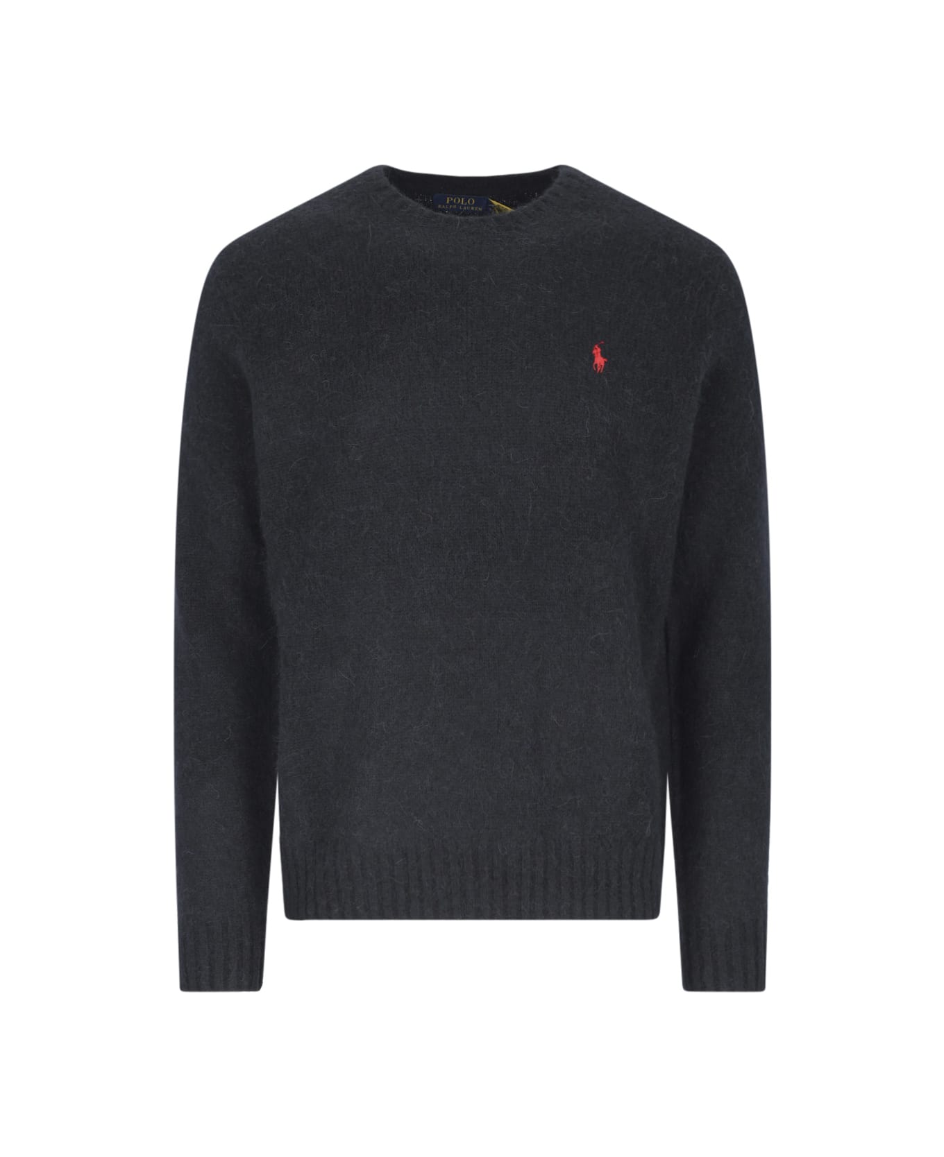 Polo Ralph Lauren Logo Crew Neck Sweater - Black  