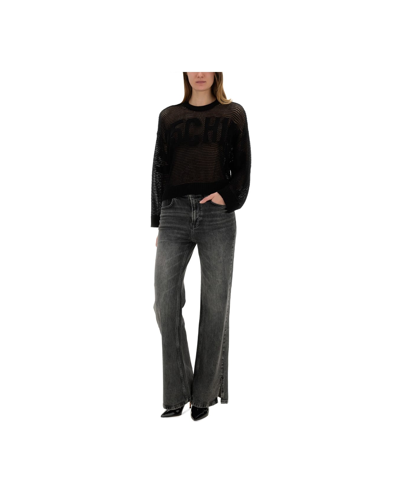 M05CH1N0 Jeans Jeans In Denim - GREY