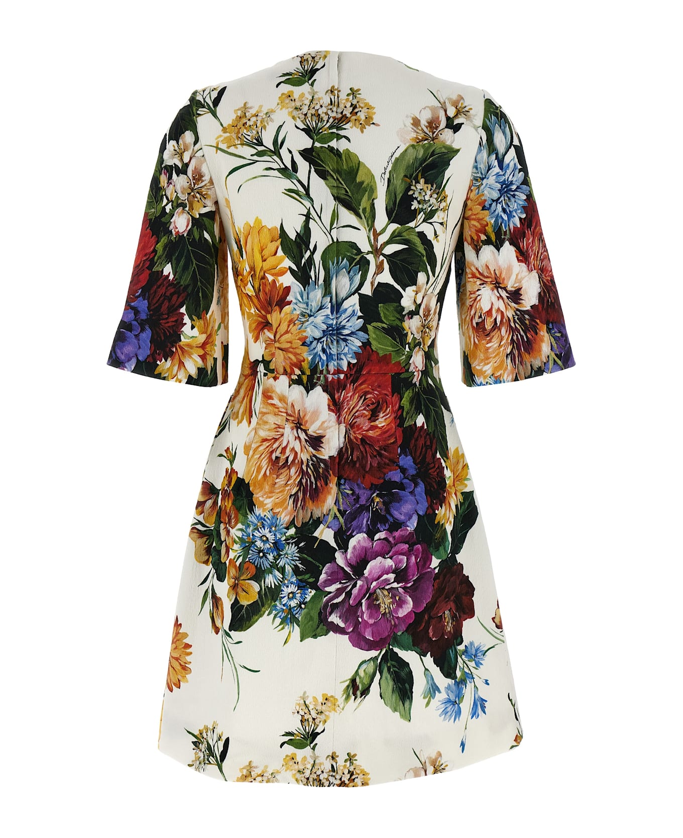 Dolce 
Gabbana Floral Bouquet Printed Dress - Multicolor