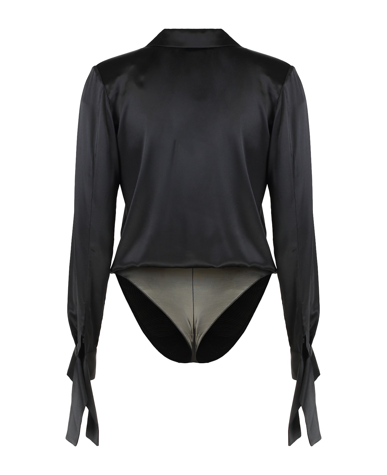 Elisabetta Franchi Satin Bodice - black