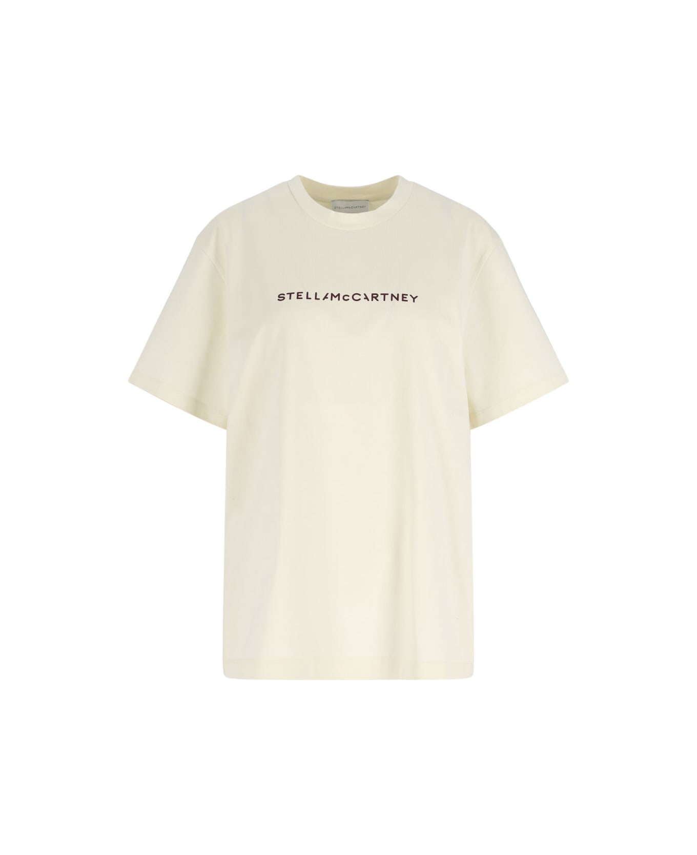 Stella McCartney Logo T-shirt - Cream
