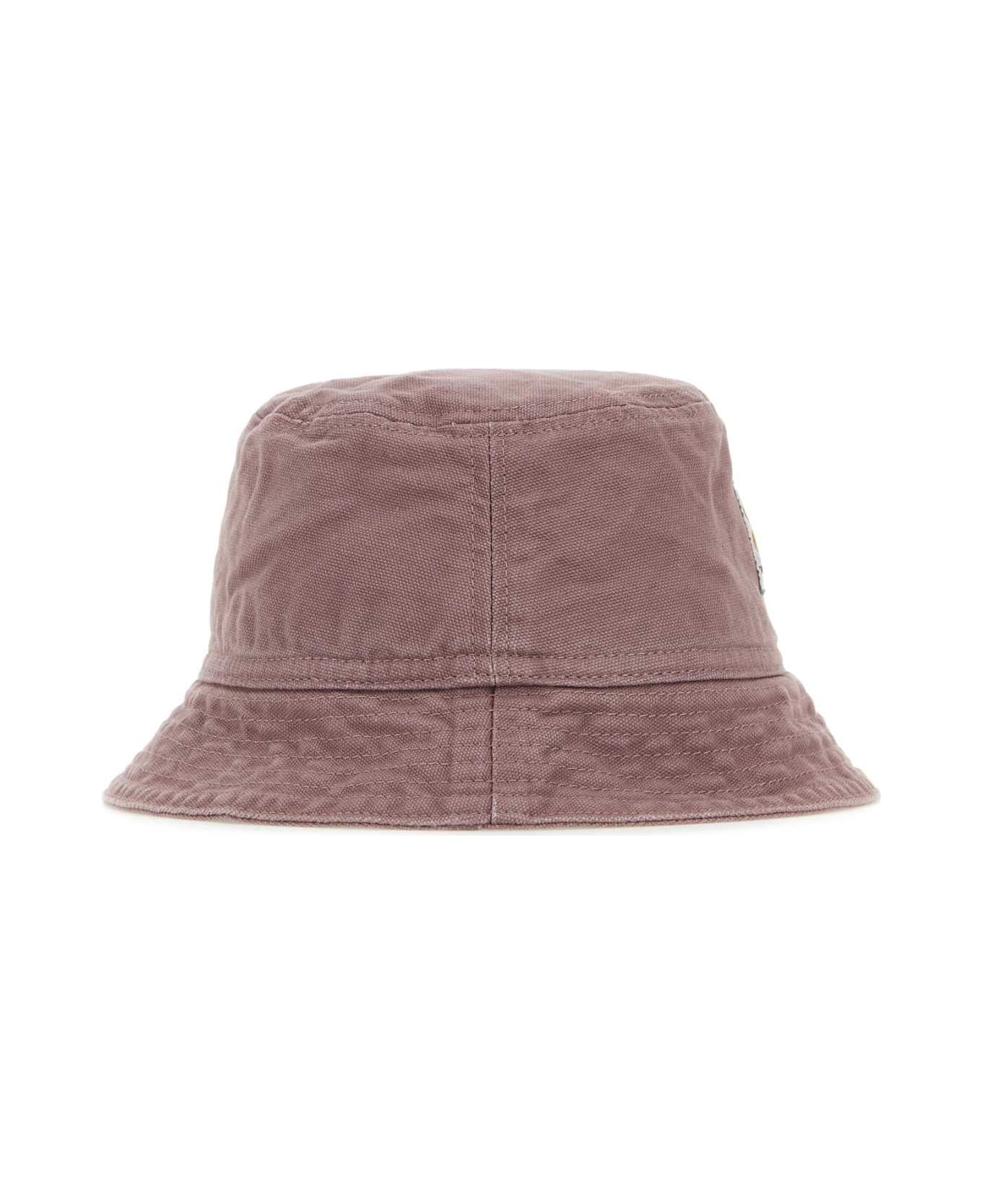 Carhartt Antiqued Pink Cotton Bayfield Bucket Hat - BLK 帽子