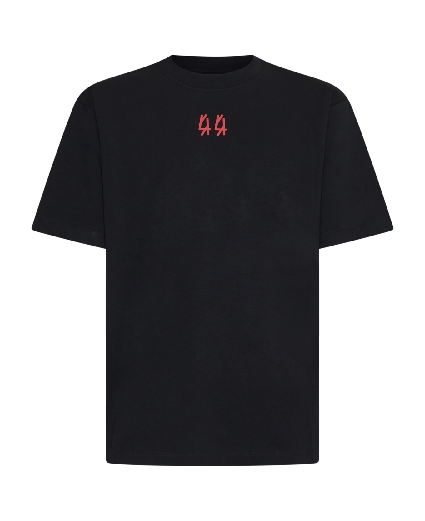 44 Label Group T-Shirt - Black+44 dopingkontrolle red