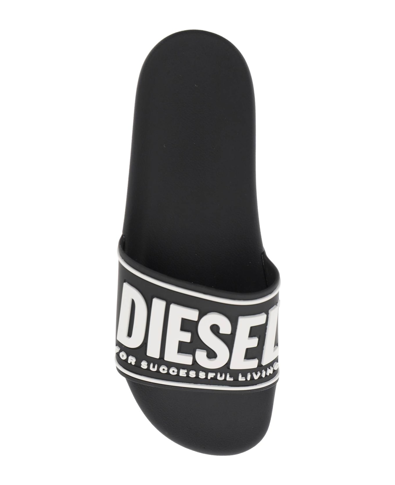 Diesel Sa-mayemi Cc Slides - BLACK WHITE (White)