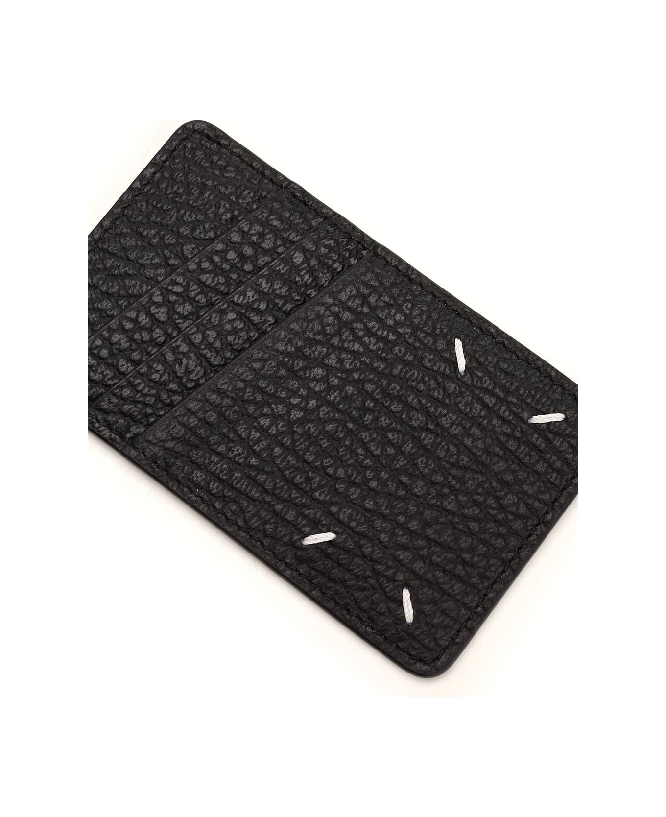 Maison Margiela "four Stitches" Card Holder - Black