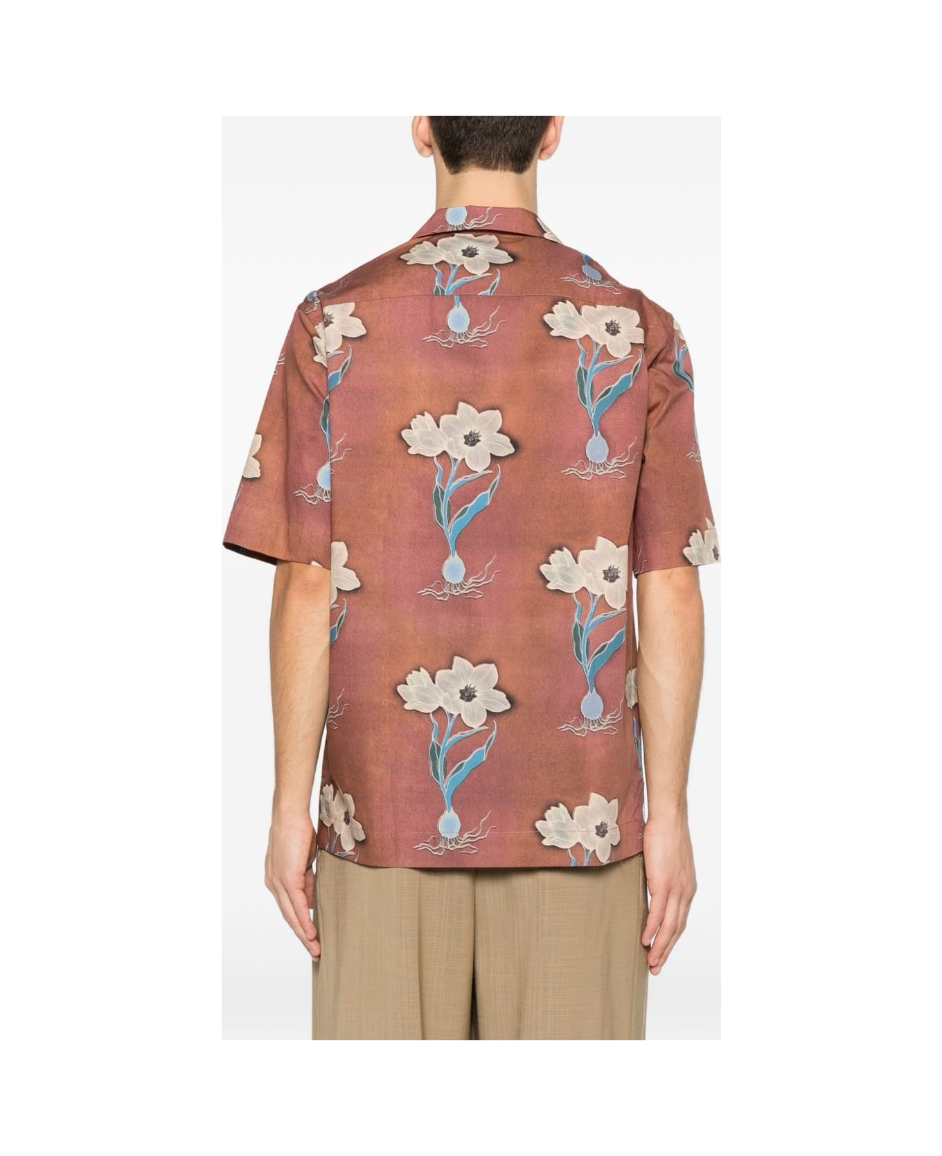 Paul Smith Printed Shirt - Orange