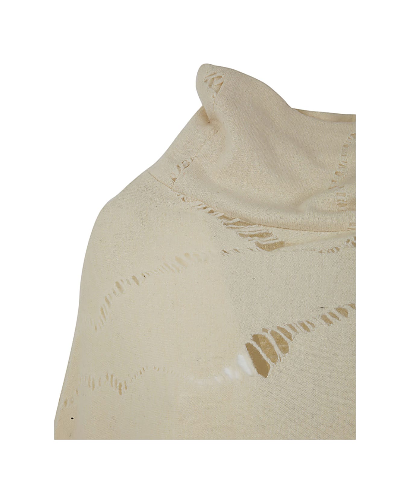 Y's Poncho With Sleeves - Ivory