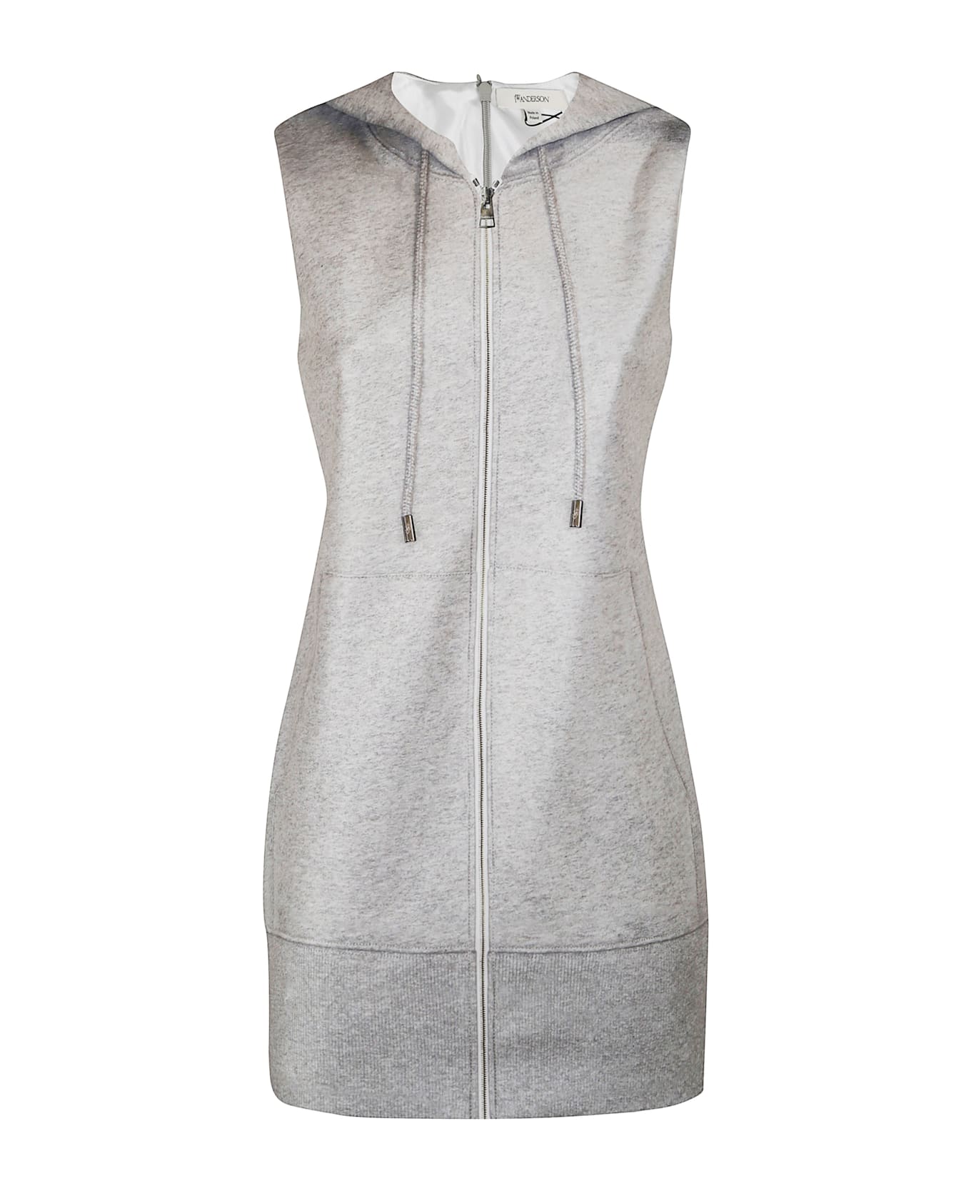 J.W. Anderson Mini Shift Dress - Grey Melange