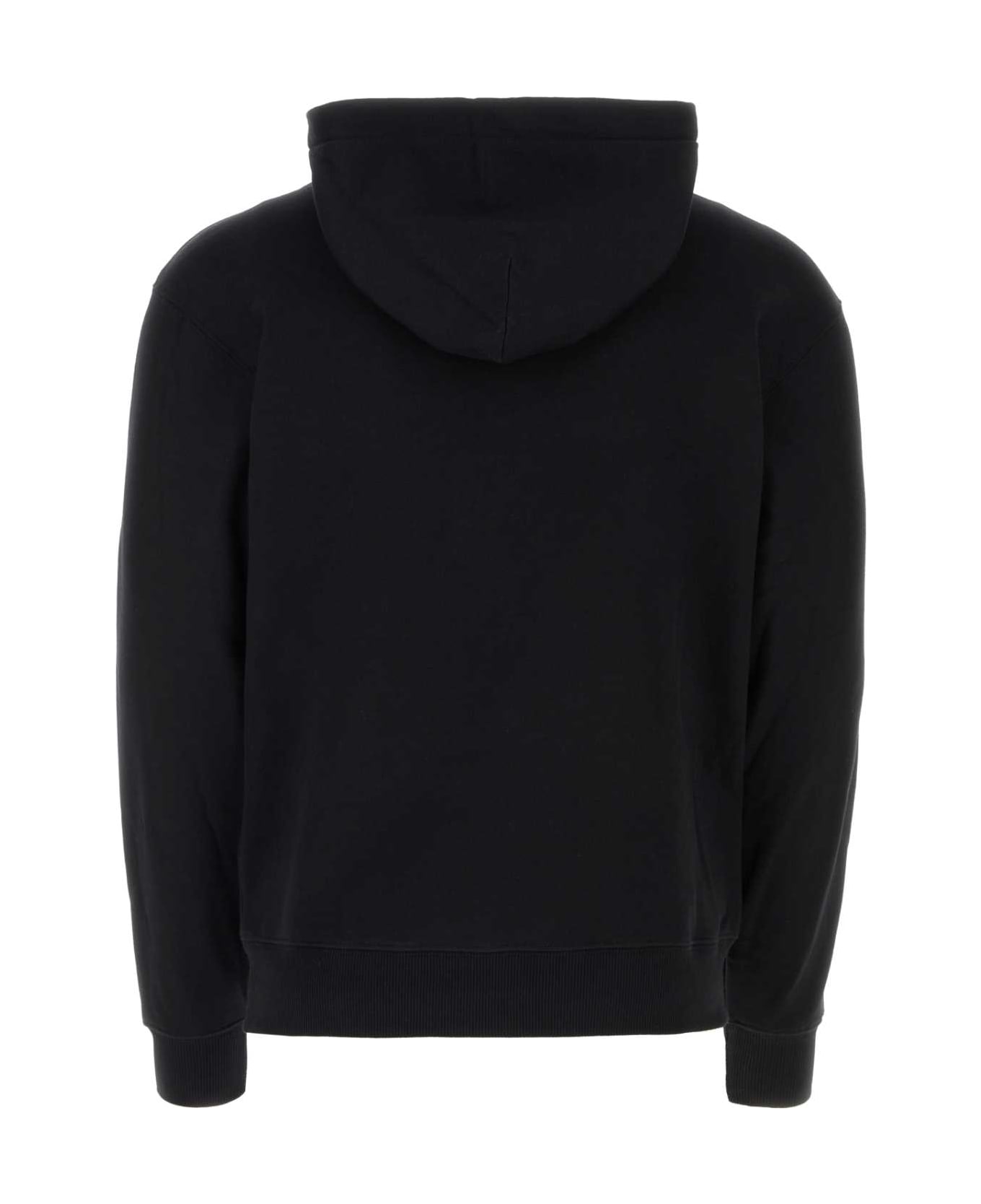 Valentino Garavani Black Cotton Blend Sweatshirt - NERO