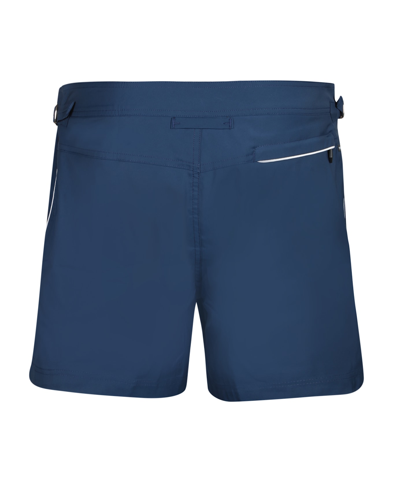 Tom Ford Blue Piping Swim Shorts - Blue