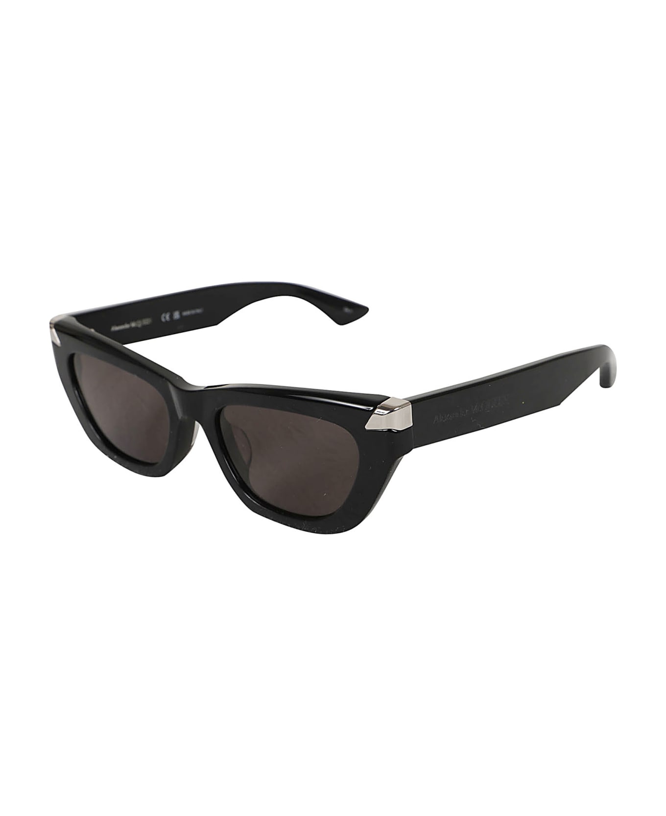 Alexander McQueen Eyewear Am0442s - Black Black Smoke サングラス