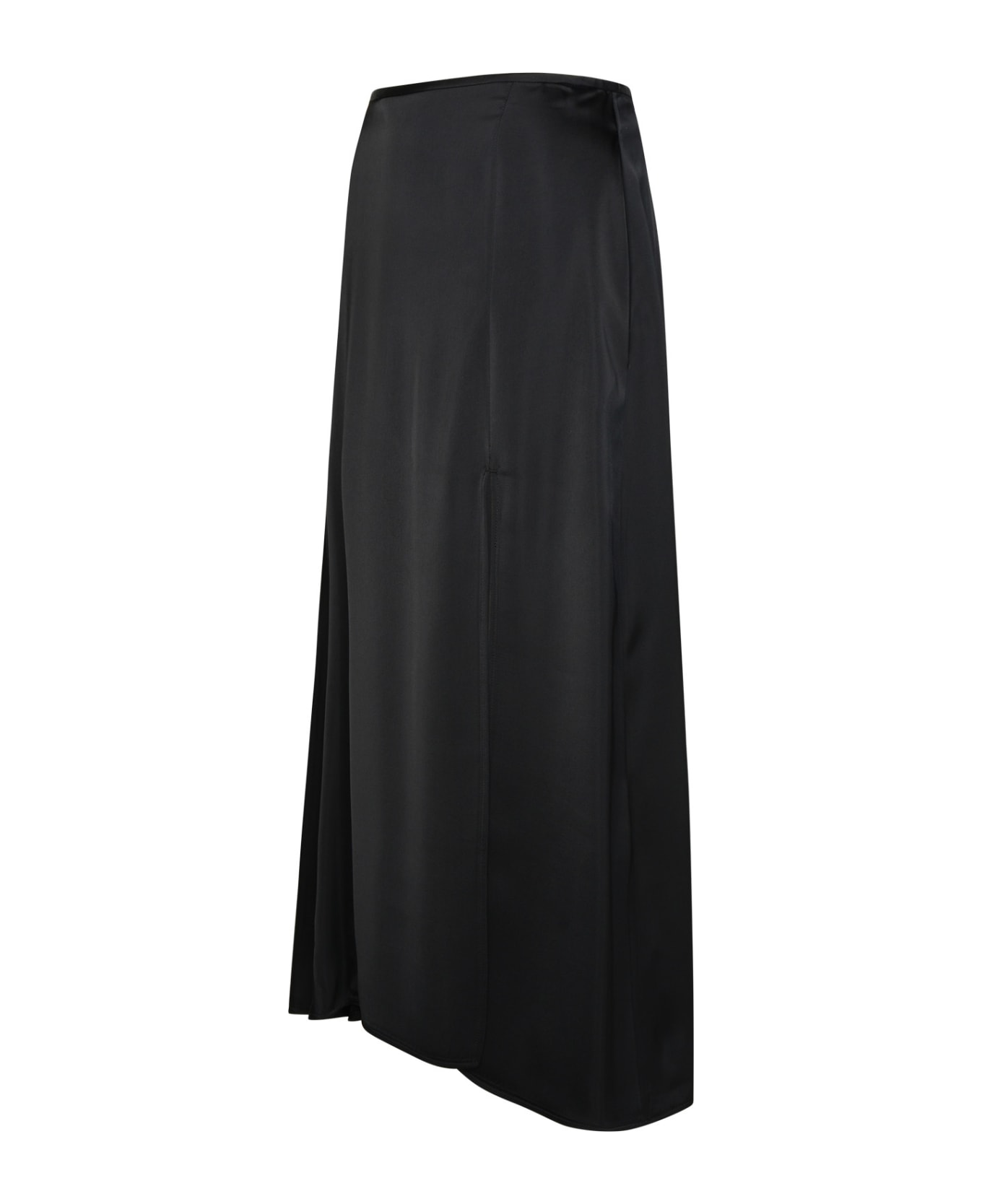 Jil Sander Black Viscose Skirt - BLACK
