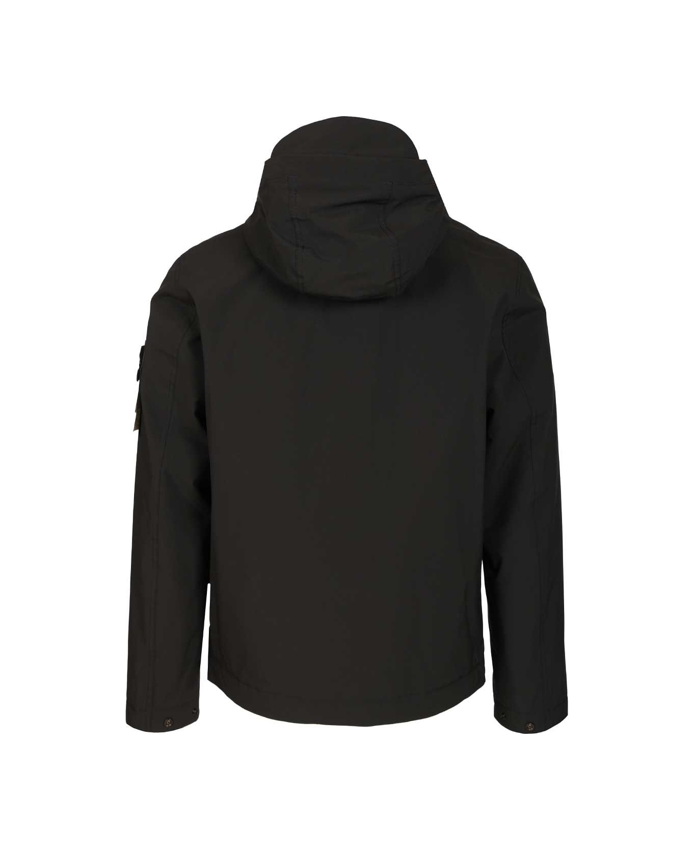 Stone Island Soft Shell-r_e.dye® Jacket - BLACK