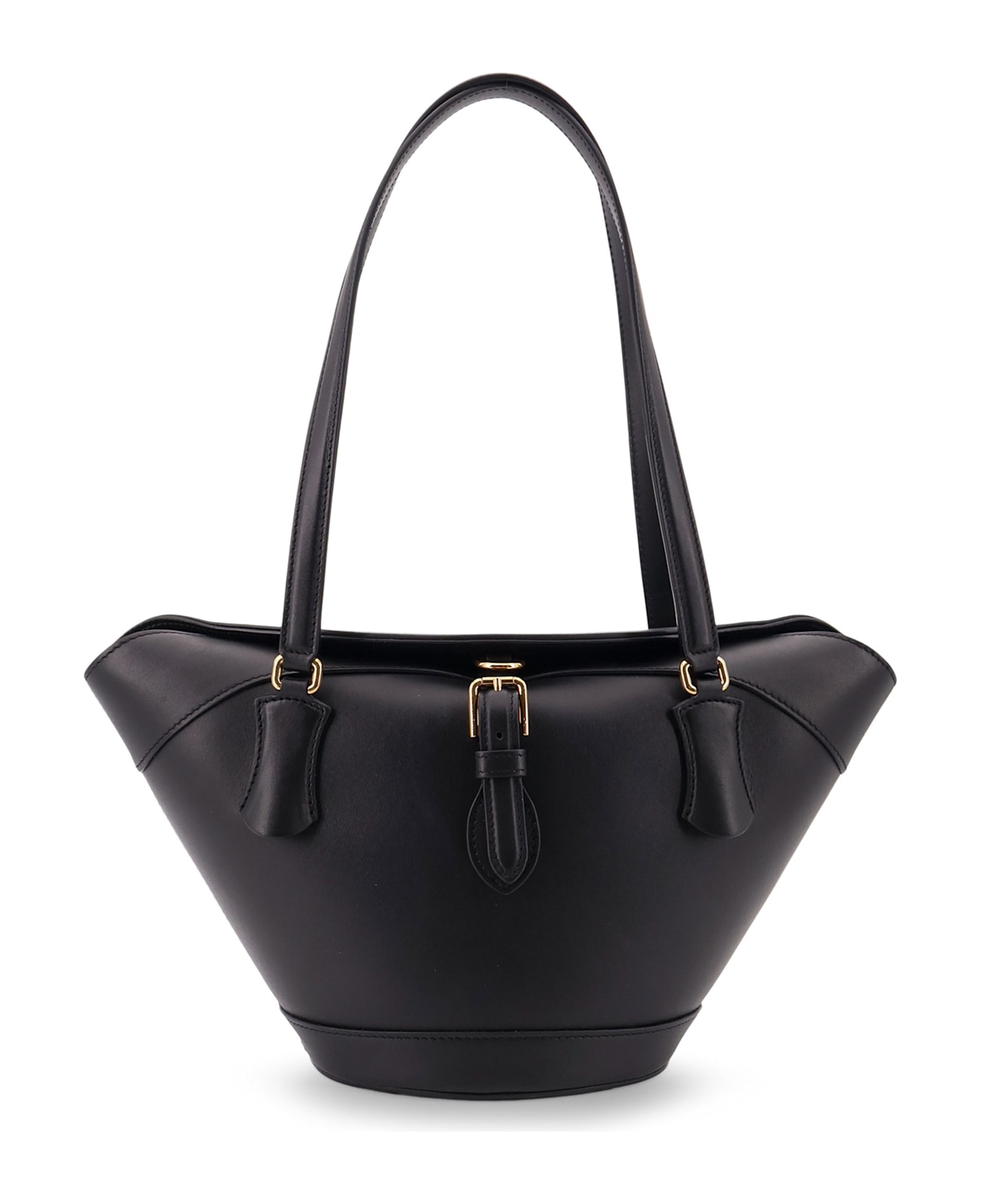 Dolce 
Gabbana Coffa Capri Leather Shoulder Bag - Black