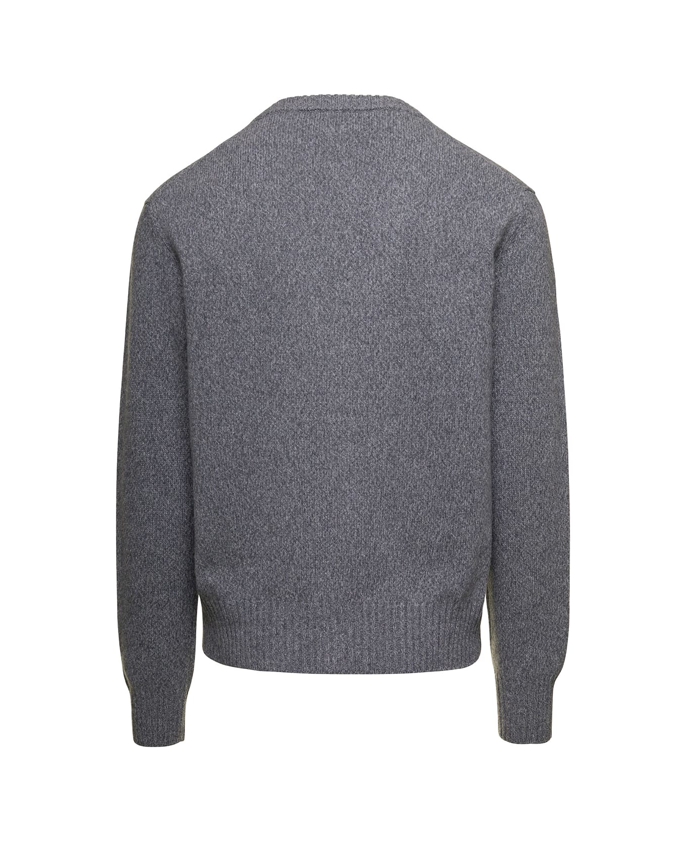 Ami Alexandre Mattiussi Cardigan Adc Sweater - Grey