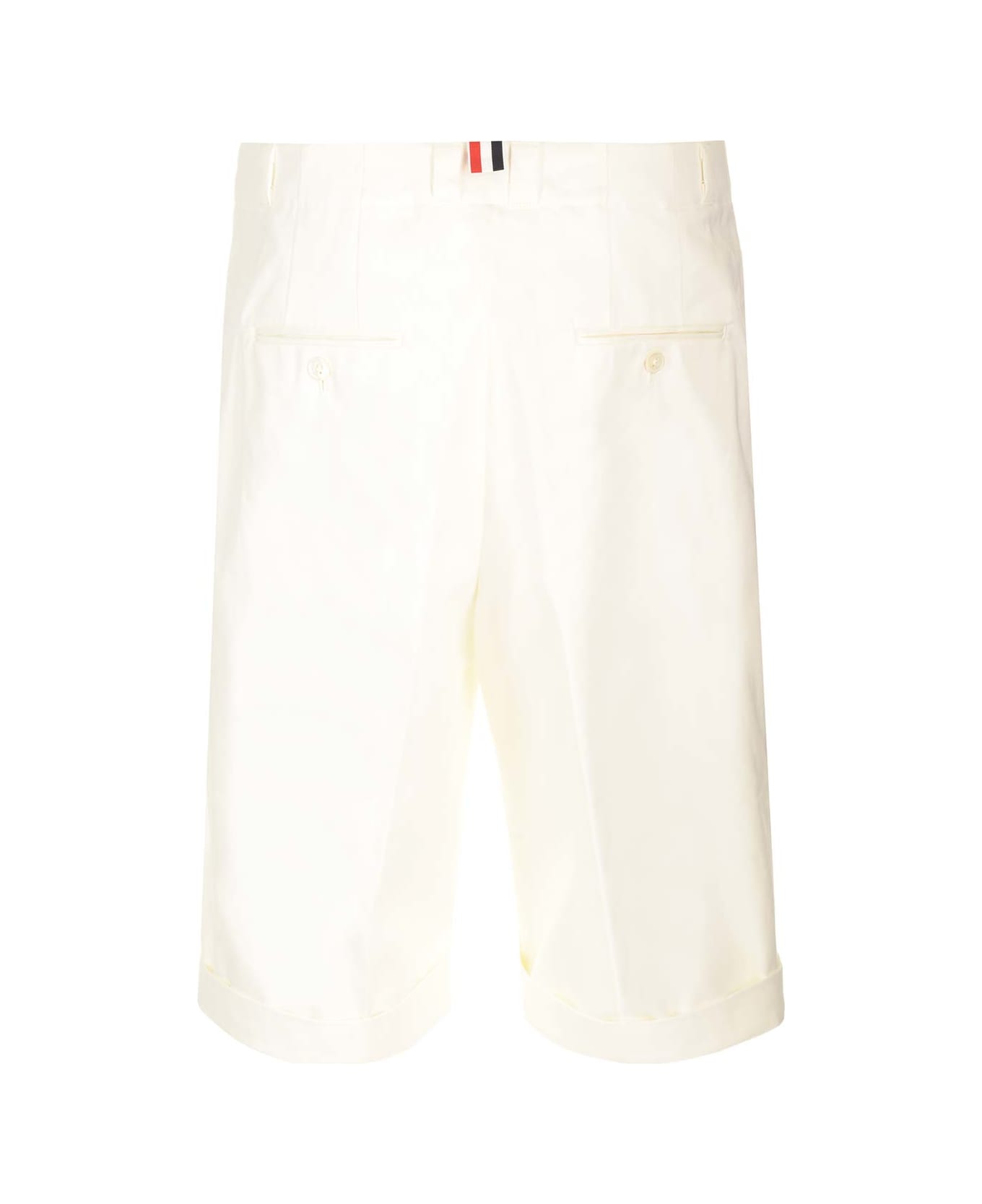 Thom Browne Deconstructed Bermuda Shorts - White