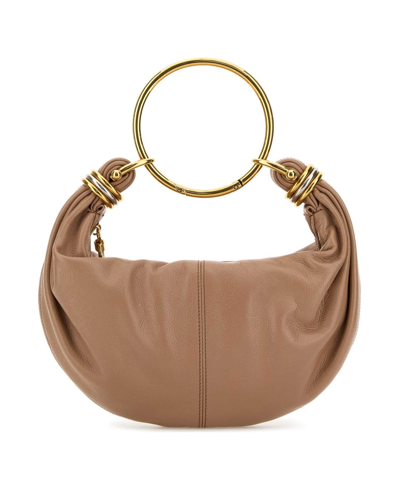ハンドバッグ CHLOE ANTIQUED PINK LEATHER BRACELET HANDBAG Chloé Antiqued Pink Leather Bracelet Handbag | italist