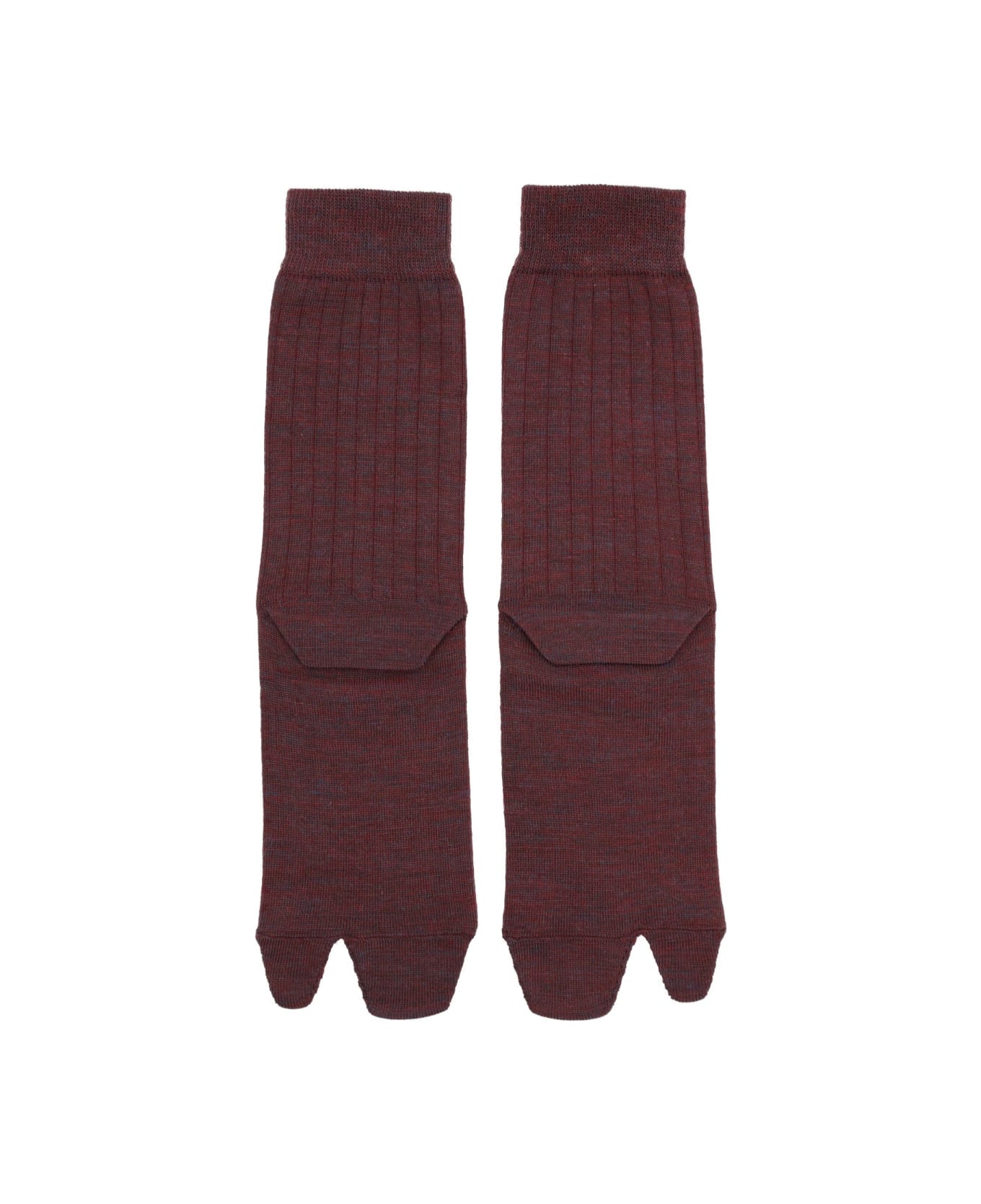 Maison Margiela Socks "tabi" - BORDEAUX