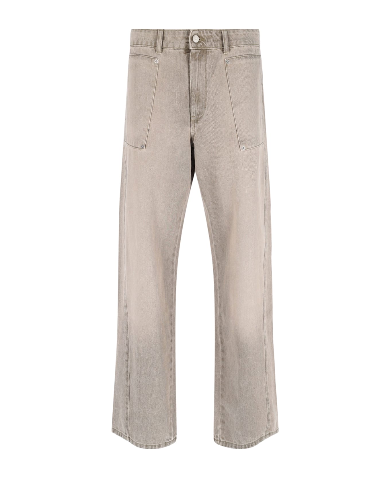 Paloma Wool "orlando" Straight Jeans - Gray