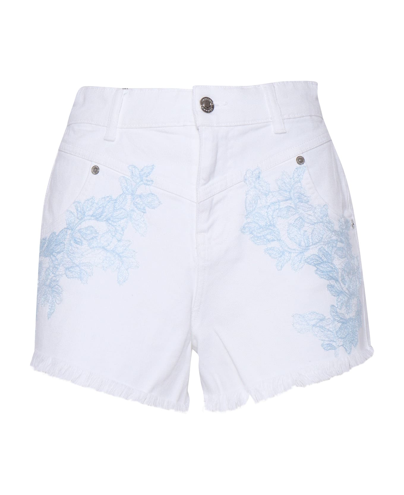 Ermanno Ermanno Scervino Shorts With Insert - WHITE