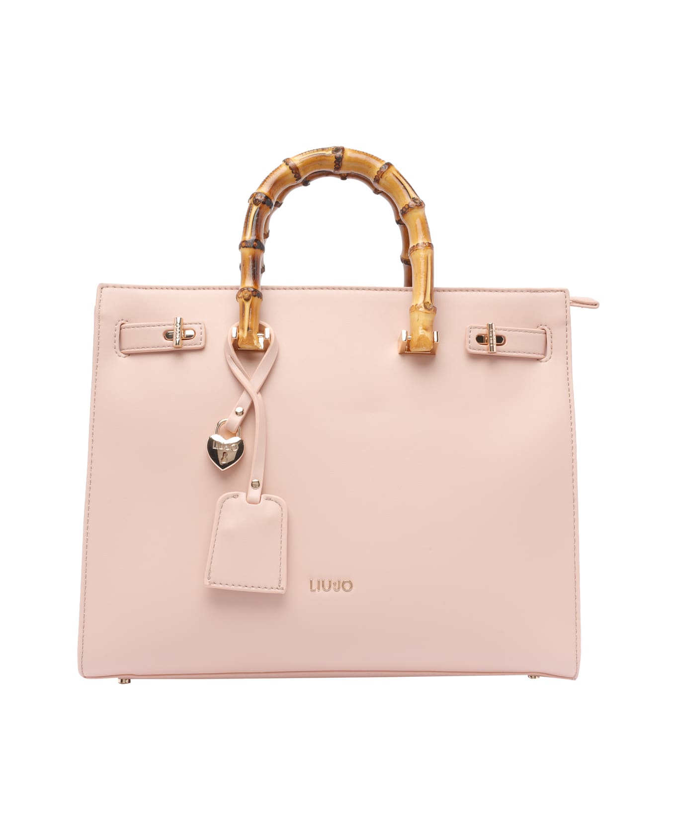 Liu-Jo Logo Tote Bag - Pink