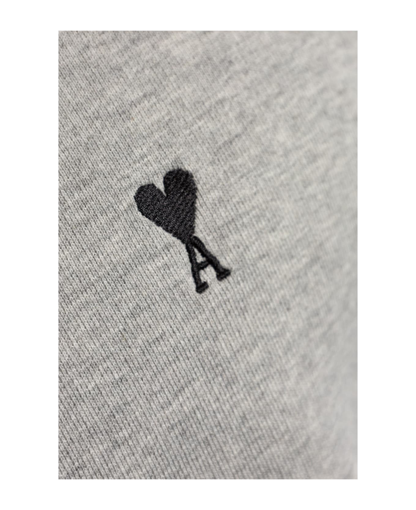 Ami Alexandre Mattiussi Sweatshirt With Logo - GREY