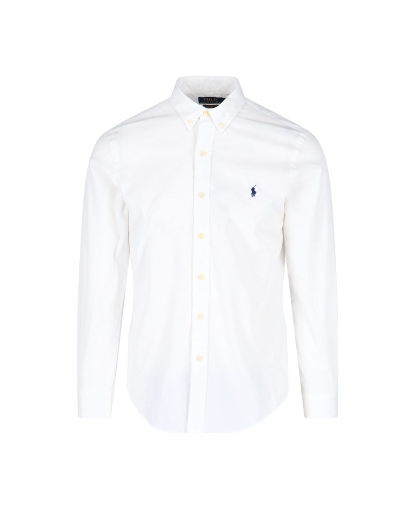 Polo Ralph Lauren Logo Shirt Polo Ralph Lauren - WHITE