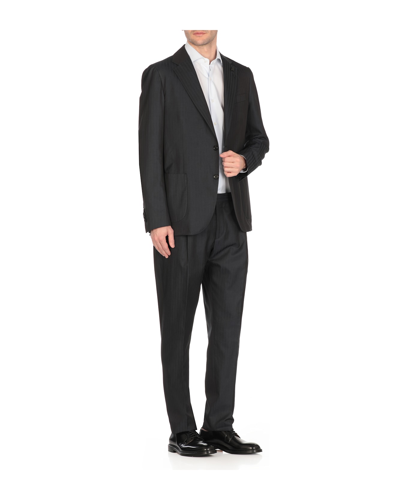 Lardini Cotton Suit - Blue