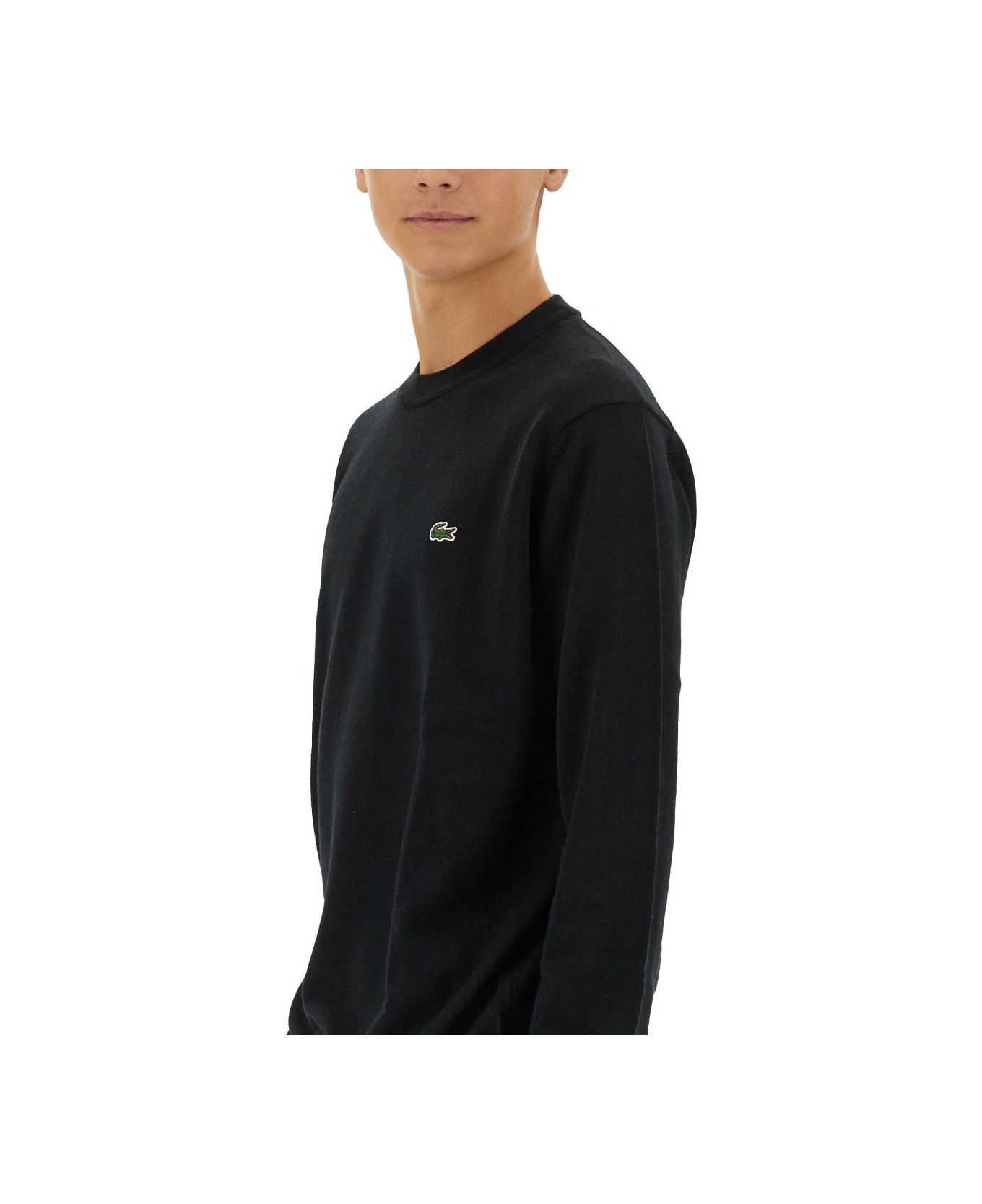 Lacoste Jersey With Logo - BLUE