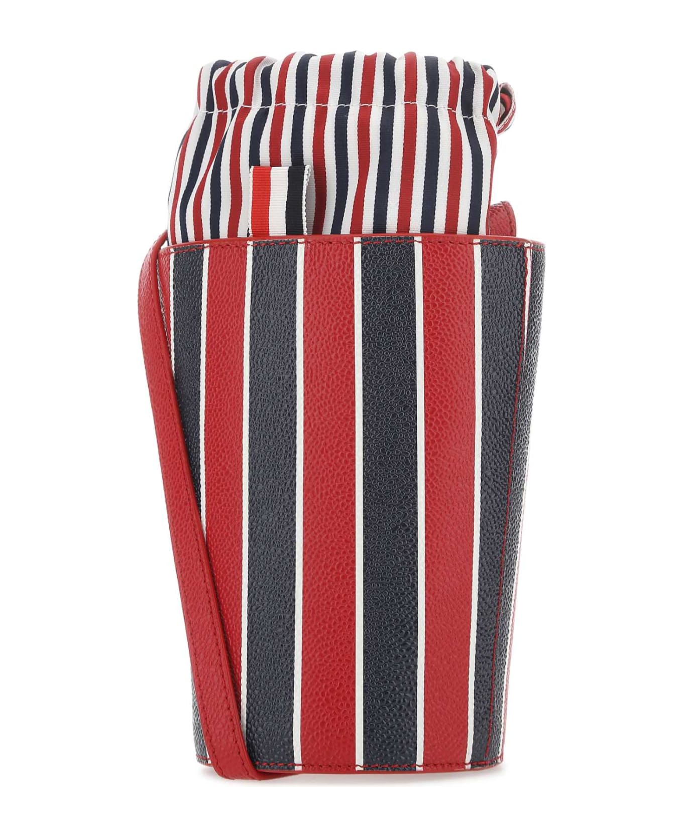 Thom Browne Printed Leather Mini Bucket Bag - 600