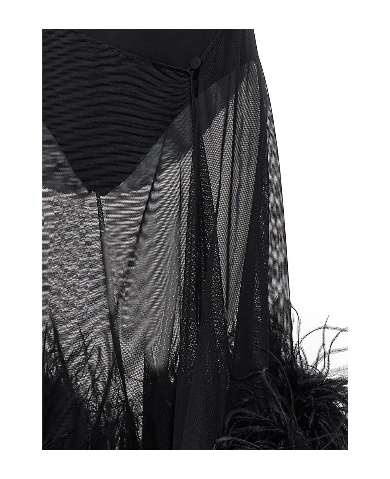 The Attico 'mya' Skirt - Black