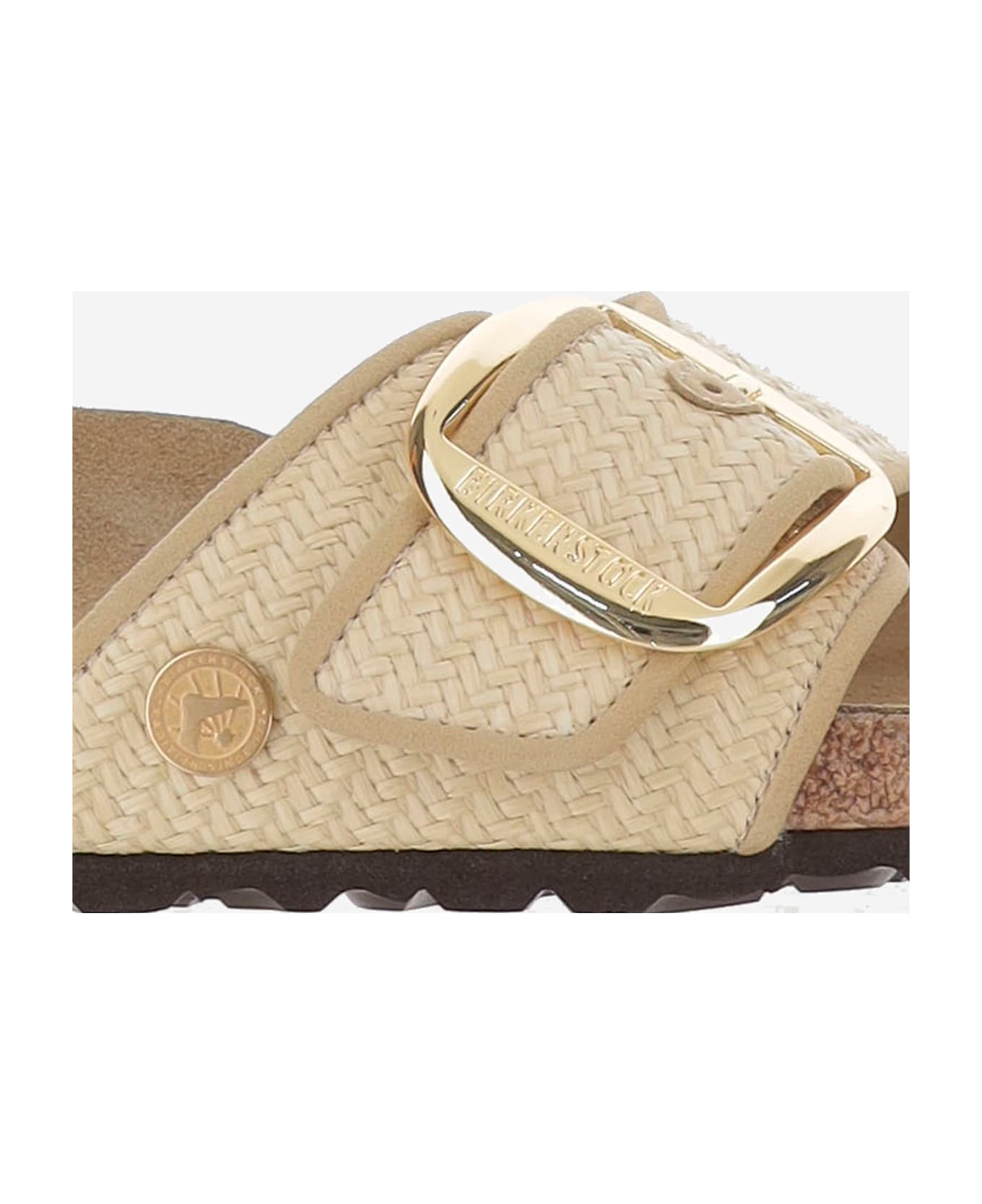 Birkenstock Madrid Big Buckle Sandals - Natural