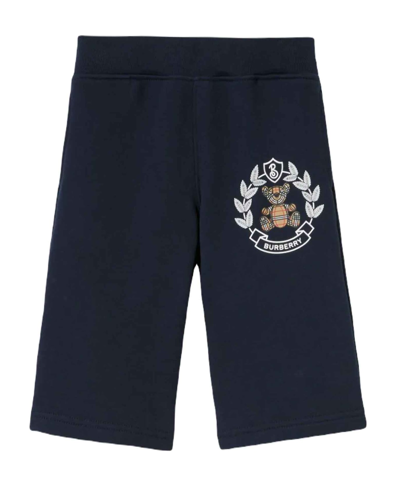 Burberry Blue Trousers Baby Girl - Blu ボトムス