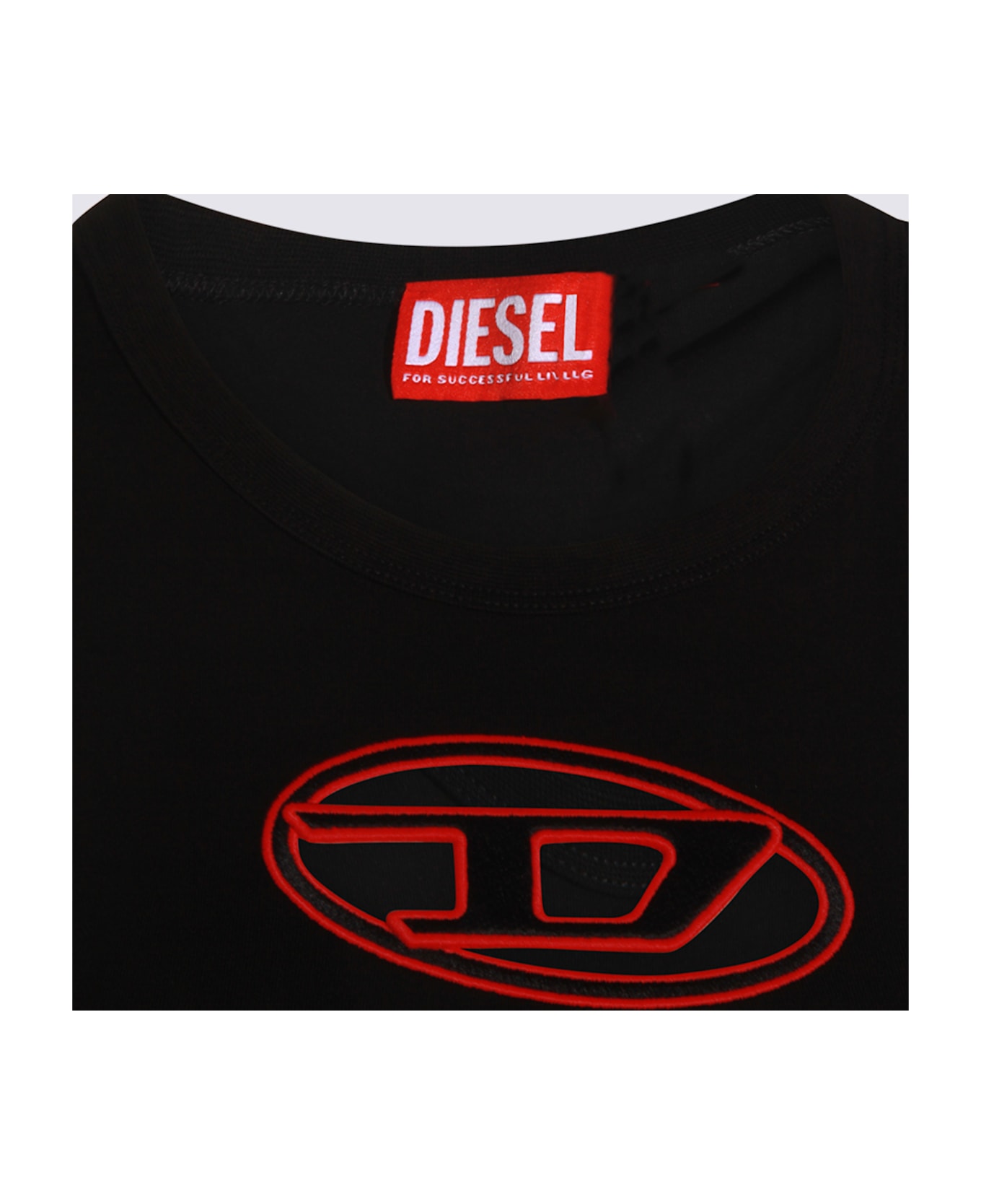 Diesel Black Cotton Top - Black