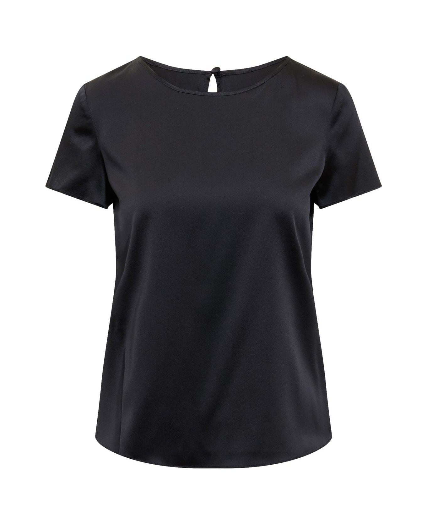 Emporio Armani Round Neck Short-sleeved T-shirt - Navy