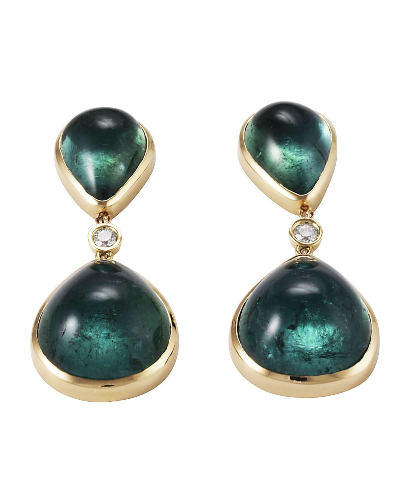 Lo Spazio Jewelry Lo Spazio Eden Rock Verde Earrings - Green