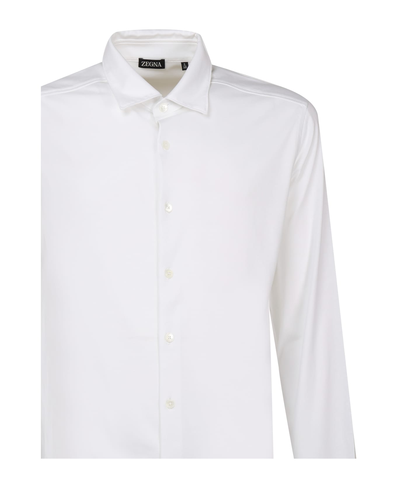 Zegna Cotton Jersey Shirt - White シャツ