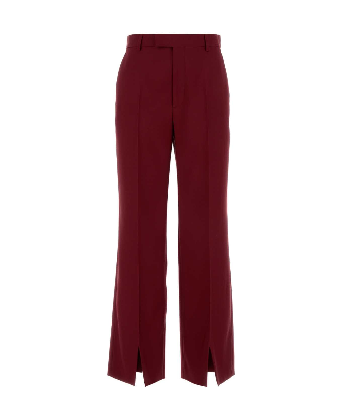 Gucci Burgundy Wool Pant - FIRE