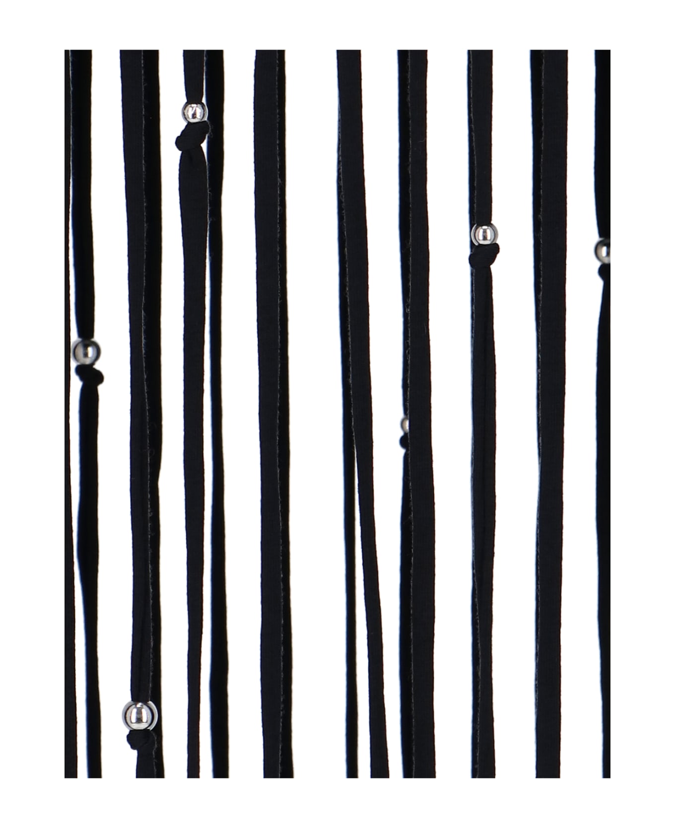 Rotate by Birger Christensen Fringed Maxi Skirt - Black   スカート